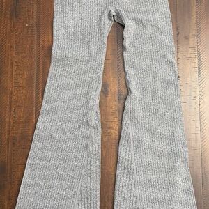 Gray Ribbed Women’s Bottoms